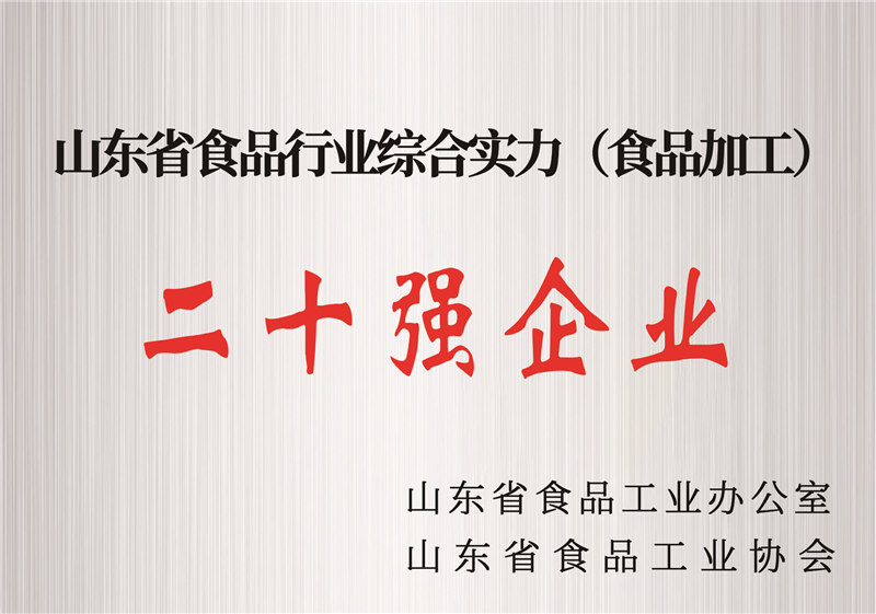 二十強(qiáng)企業(yè)